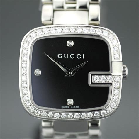 gucci womens watch on wrist|Gucci ladies watch with diamonds.